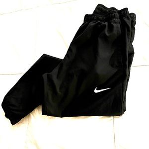 Nike athletic joggers “swish-swoosh” when you walk type